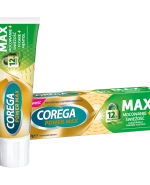 Corega Power Max Mocowanie + Świeżość, krem mocujący do protez zębowych, podwójnie miętowy, 40 g