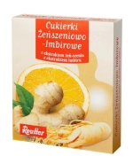 Reutter, cukierki żeńszeniowo - imbirowe z ekstarktem imbiru, 50 g