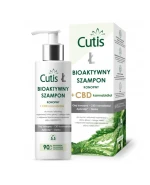 Cutis Ł-Łuszczyca, bioaktywny szampon konopny + CBD, łuszczyca, łojotokowe zapalenie skóry, 200 ml