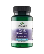 Swanson Cynk Pikolinian 22 mg, 60 kapsułek