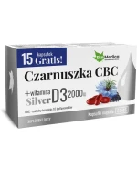 Eka Medica, Czarnuszka CBC Silver + witamina D3 2000IU - 75 kapsułek