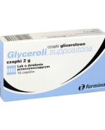 Farmina Glyceroli Suppositoria 2 g, czopki glicerolowe, 10 sztuk