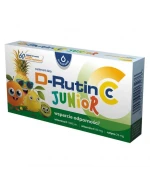 D-Rutin CC Junior, smak owoców tropikalnych, 60 tabletek do ssania