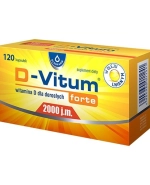 D-Vitum Forte 2000 j.m., 120 kapsułek + 30 kapsułek gratis