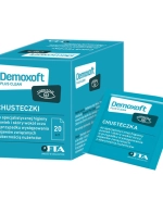 Demoxoft Plus Clean, chusteczki do specjalistycznej higieny powiek i skóry wokół oczu, 20 sztuk