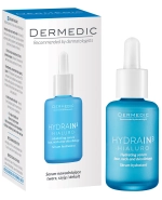 Dermedic Hydrain 3 Hialuro, serum nawadniające twarz, szyję i dekolt, skóra odwodniona i sucha, 30 ml