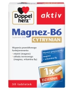 Doppelherz Aktiv Magnez-B6 Cytrynian, 30 kapsułek