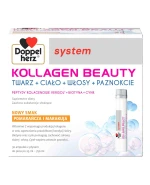 Doppelherz System Kollagen Beauty, smak pomarańcza i marakuja, 25 ml x 30 ampułek