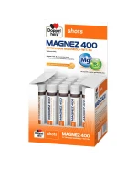 Doppelherz Shots Magnez 400, płyn, smak pomarańczowo-cytrynowy, 25 ml x 20 ampułek