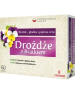 Drożdże z bratkiem, 60 tabletek