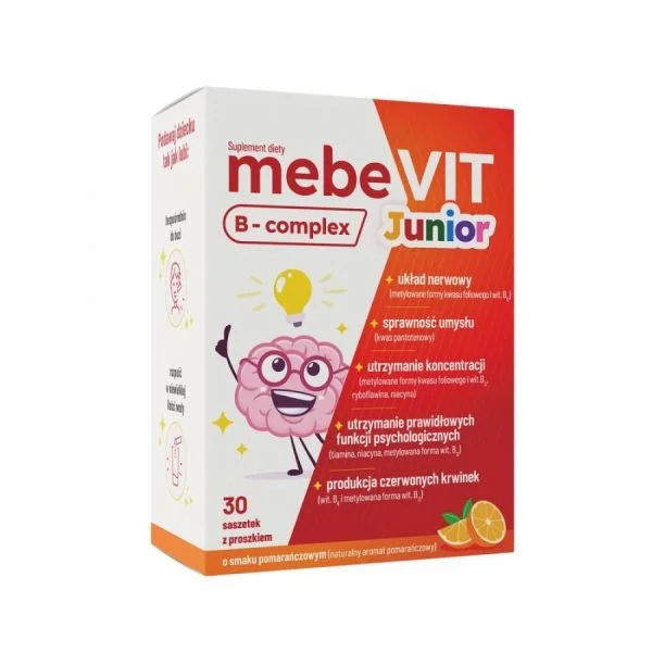 Mebevit B-Complex Junior, 30 saszetek