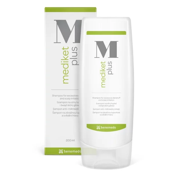 Mediket Plus, szampon na silny łupież i świąd skóry głowy, 200 ml