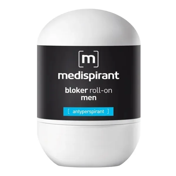 Medispirant, bloker roll-on men, antyperspirant, 40 ml