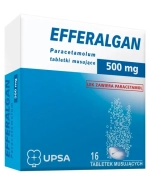 Efferalgan, 500 mg, 16 tabletek musujących