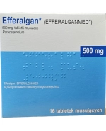 Efferalgan 500 mg, 16 tabletek musujących (import równoległy)