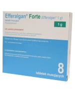 Efferalgan Forte, 1000 mg, 8 tabletek musujących