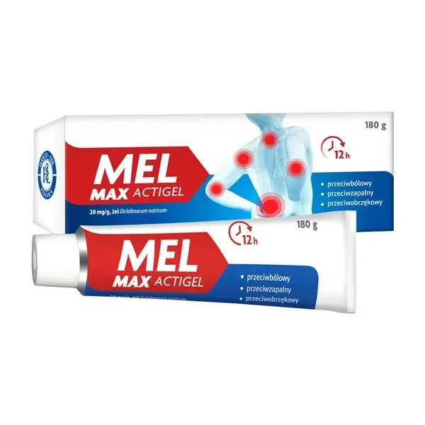 Mel Max Actigel, 20 mg/g, żel 180 g