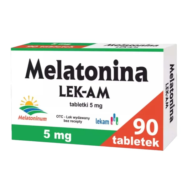 Melatonina LEK-AM 5 mg, 90 tabletek