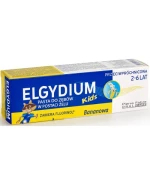 Elgydium Kids, pasta do zębów dla dzieci, 2-6 lat, smak bananowy, 50 ml