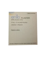 Emla plaster 25 mg + 25 mg, 2 sztuki (import równoległy Inpharm)