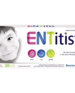 ENTitis dla dzieci powyżej 3 roku życia, smak truskawkowy, 30 pastylek do ssania
