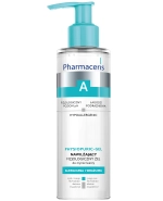 Pharmaceris A Physiopuric, nawilżający żel fizjologiczny do mycia twarzy, skóra alergiczna i wrażliwa, 190 ml