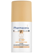 Pharmaceris F Sun-Correction, fluid ochronno-korygujący, 02 Sand, SPF 50+, 30 ml