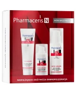 Zestaw Pharmaceris N, nawilżająco-odżywcza dermopielęgnacja skóry naczynkowej, krem, 50 ml + krem, 50 ml + krem pod oczy, 15 ml
