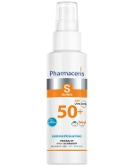 Pharmaceris S Dermopediatric, mineralny spray ochronny dla dzieci, do twarzy i ciała, od 1 dnia życia, wodoodporny, SPF 50+, 100 ml