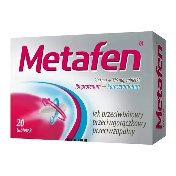 Metafen 200 mg + 325 mg, 20 tabletek