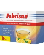 Febrisan (750 mg + 60 mg + 10 mg)/ 5 g, proszek musujący, 16 saszetek