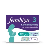 Femibion 3 Karmienie Piersią, Cholina, DHA, Kwas Foliowy Plus, 56 tabletek + 56 kapsułek