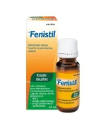 Fenistil 1 mg/ ml, krople doustne, 20 ml