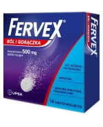 Fervex ból i gorączka, 16 tabletek musujących
