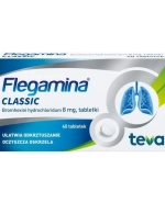Flegamina Classic 8 mg, 40 tabletek