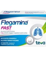 Flegamina Fast 8 mg, 20 tabletek