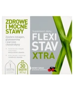 FlexiStav Xtra, smak porzeczkowo-żurawinowy, 30 saszetek