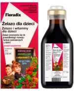 Floradix Żelazo dla dzieci, od 3 lat, 250 ml