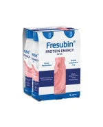 Fresubin Protein Energy Drink, preparat odżywczy, smak poziomkowy, 4 x 200 ml