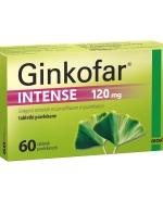 Ginkofar Intense 120 mg, 60 tabletek powlekanych