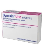 Gynoxin Uno 600 mg, 1 kapsułka dopochwowa miękka (import równoległy Medezin)