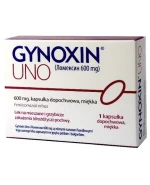 Gynoxin Uno 600 mg, kapsułka dopochwowa, 1 sztuka (import równoległy Inpharm)