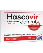 Hascovir Control 200 mg, 25 tabletek