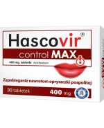 Hascovir control MAX 400 mg, 30 tabletek