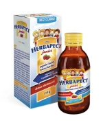 Herbapect Junior, syrop dla dzieci od 1 roku życia, smak malinowy, 110 g