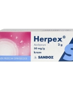 Herpex 50 mg/g, krem, 2 g