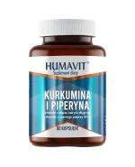 Humavit Kurkumina i Piperyna, 60 kapsułek