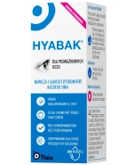 Hyabak, nawilżające krople do oczu i soczewek kontaktowych, bez konserwantów, 10 ml