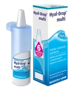 Hyal-Drop Multi, nawilżające krople do oczu, 10 ml