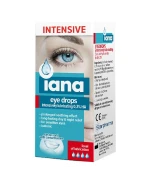 Iana Intensive, nawilżające krople do oczu 0,3 % HA, 10 ml